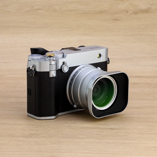 号歌适用于富士GFX100RF中画幅相机方形金属遮光罩卡口式配金属盖