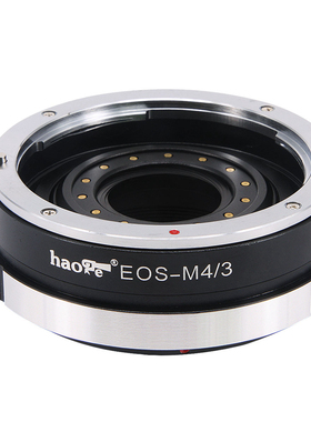 号歌 EOS-M4/3 转接环 带光圈 佳能EF镜头转奥林巴斯PENF 松下GX8