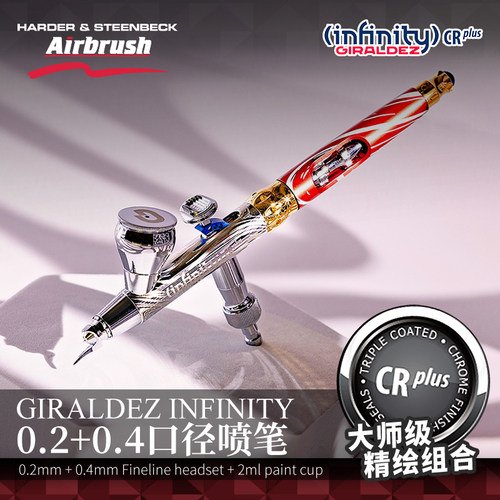 汉莎喷笔双口径喷涂上色