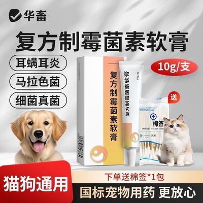 华畜猫咪狗狗耳螨耳炎耳臭耳痒