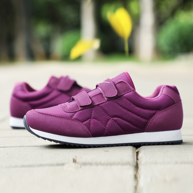 双星健步鞋中老年软底春秋爸爸妈妈散步鞋耐磨轻便防滑运动休闲鞋