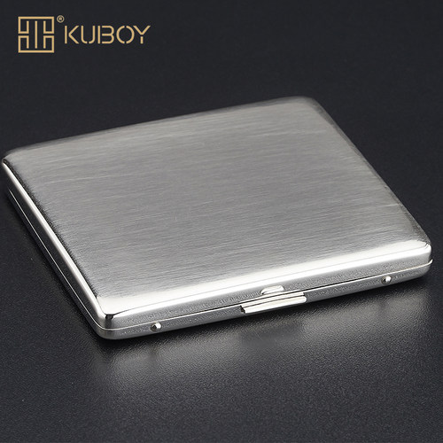 kuboy简约防压刻字送礼正品烟盒