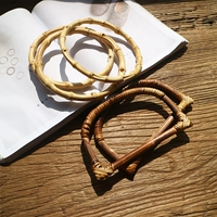 Летняя бамбуковая ручка, портативная сумка, барсетка, бамбуковые аксессуары, «сделай сам»