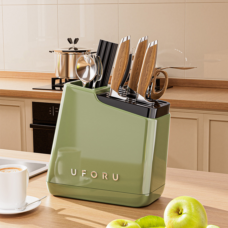 刀架置物架刀具筷笼菜板架一体