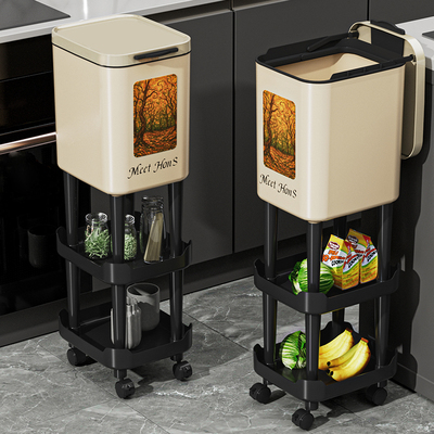 垃圾桶家用厨房专用免弯腰高款