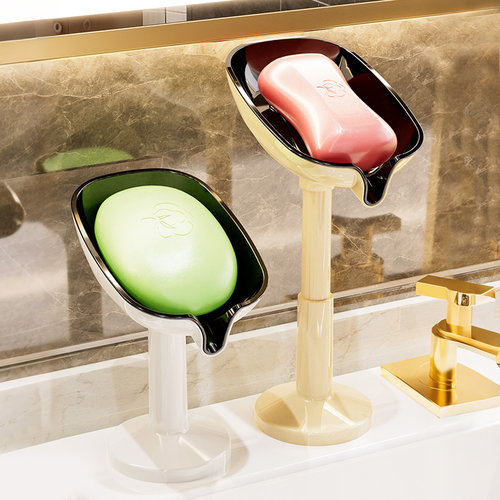 肥皂盒沥水免打孔吸盘香皂置物架