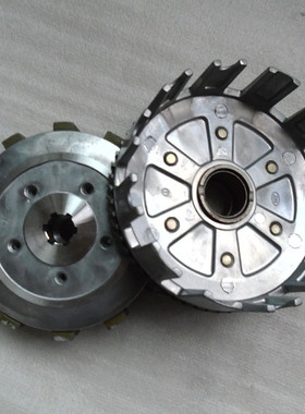 摩托车GS125/GN125/HJ125K-2-2A/EN125-2A配件离合器大鼓小鼓总成