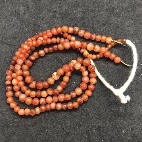 【牛道德鉴宝】老玛瑙散珠清代前或更早保真老货古玩收藏珍品好物