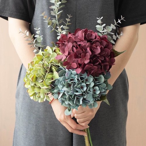 南十字星美式仿真玫瑰米拉绣球