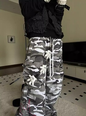 米奇手套裤链废土风亚文化穿搭卡通可爱包包小挂件百搭腰链配饰