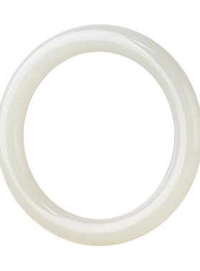 和田玉羊脂白玉手镯女款