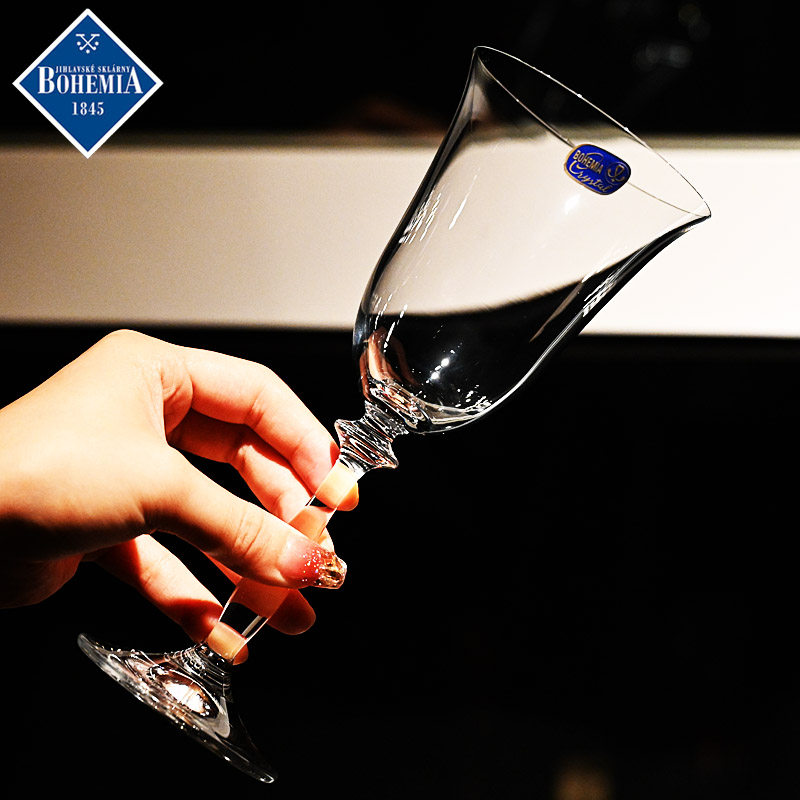 Bohemia安吉拉网红红酒杯轻奢高档水晶玻璃高脚杯家用白葡萄酒杯,餐饮具,葡萄酒/红酒杯,淘宝优惠券,粉丝福利购,淘宝优惠卷