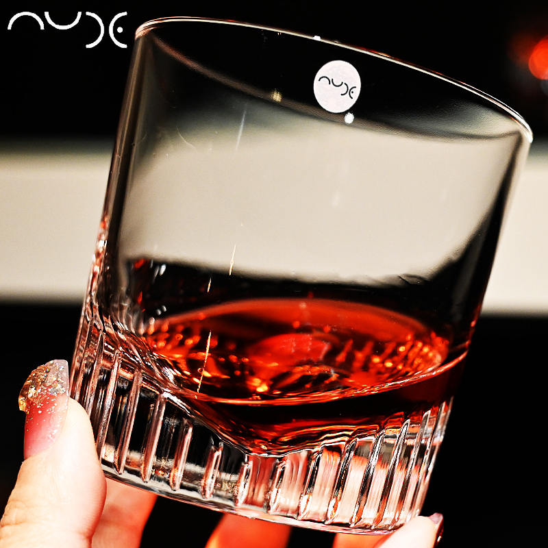 欧洲进口轻奢水晶玻璃威士忌洋酒杯白兰地杯果汁饮料啤酒杯子礼物