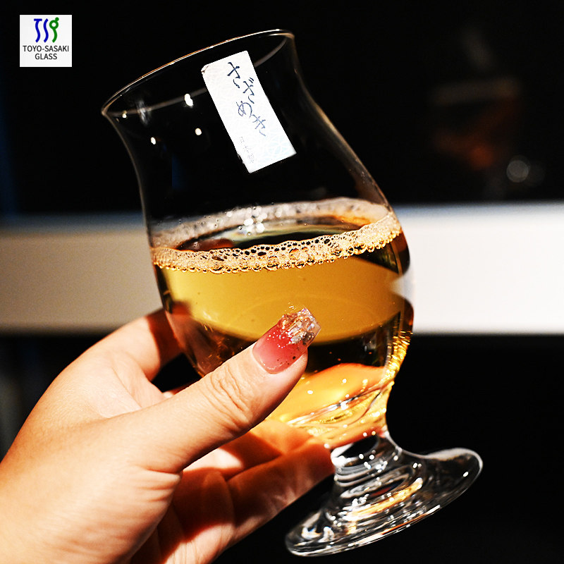 日本进口东洋佐佐玻璃高脚小麦精酿黑啤酒杯甜品果汁饮料可乐杯子,餐饮具,啤酒杯,淘宝优惠券,粉丝福利购,淘宝优惠卷