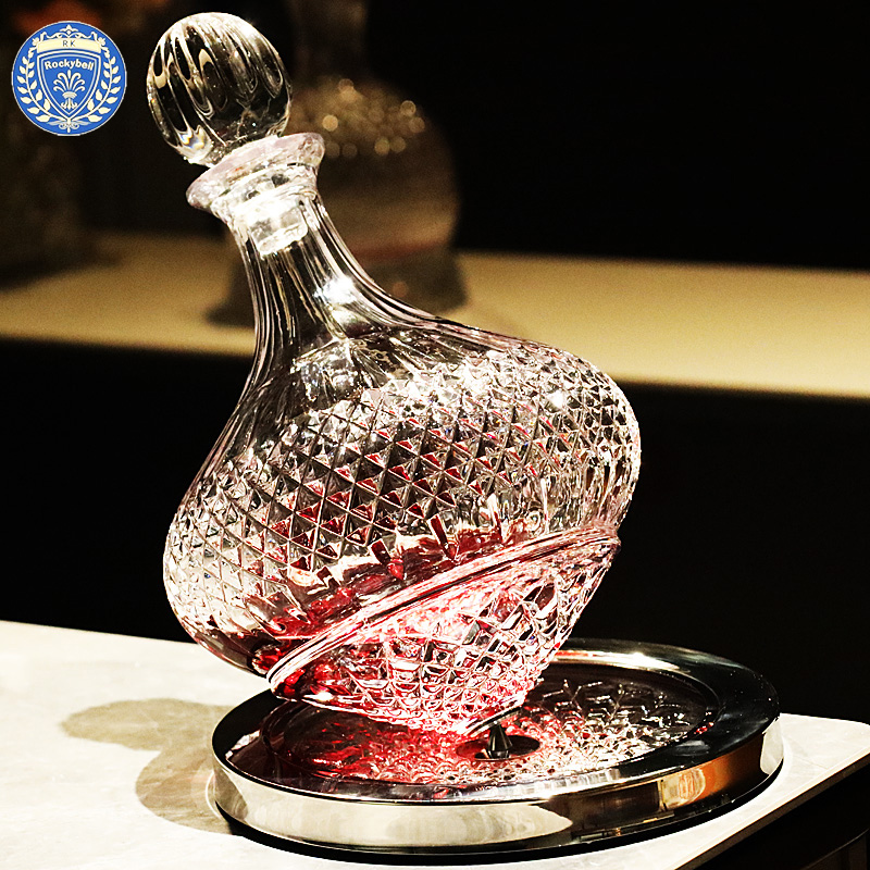 水晶玻璃雕花欧式醒酒器