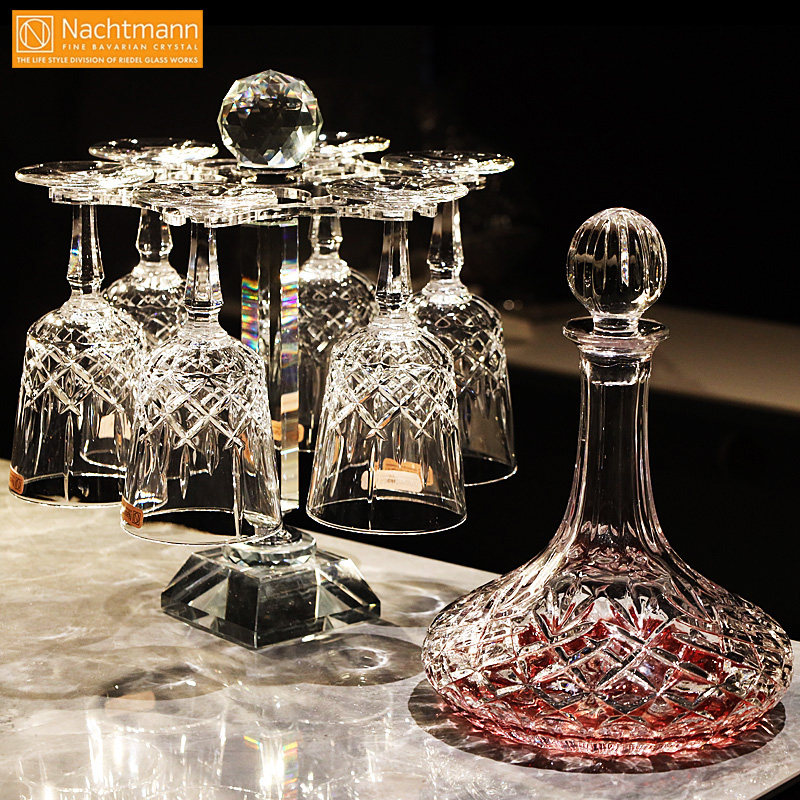 德国进口Nachtmann高档水晶玻璃旋转醒酒器家用高脚红酒杯子套装,餐饮具,葡萄酒/红酒杯,淘宝优惠券,粉丝福利购,淘宝优惠卷
