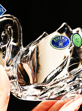 BOHEMIA摆件水晶玻璃实心材质