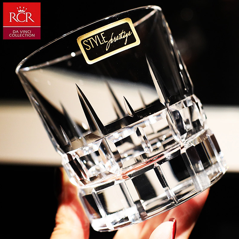 意大利RCR进口水晶玻璃水杯威士忌洋酒杯鸡尾酒杯烈酒啤酒杯子,餐饮具,洋酒/威士忌杯,淘宝优惠券,粉丝福利购,淘宝优惠卷