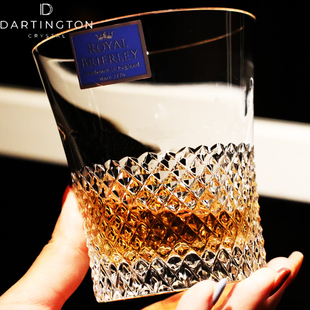 英国皇家DARTINGTON进口水晶玻璃高档xo威士忌洋酒杯子酒樽瓶套装