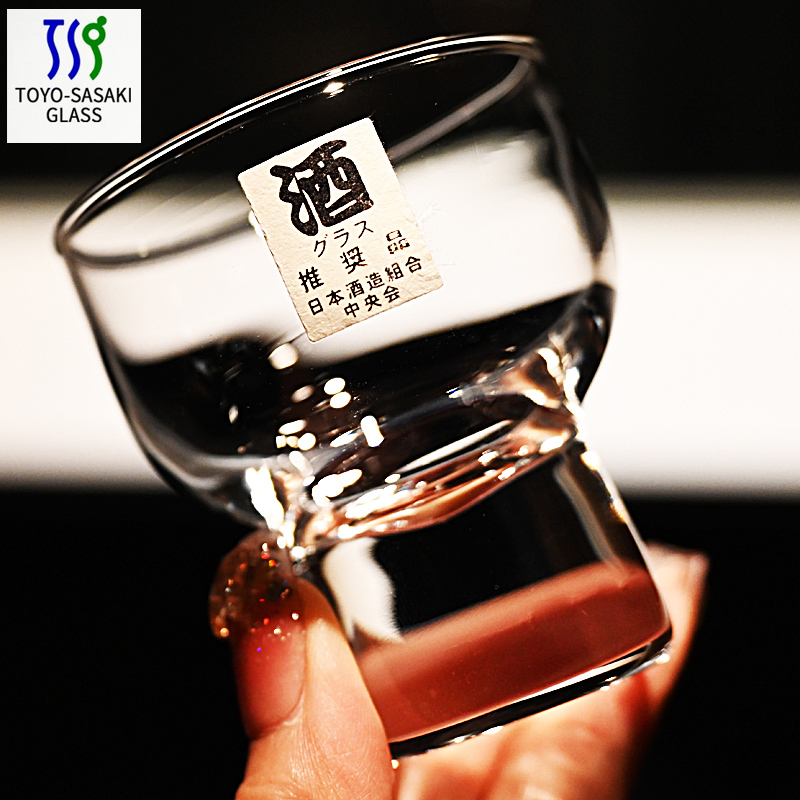日本佐佐木进口玻璃清酒杯一两白酒烈酒杯一口杯调酒杯辛口酒杯子
