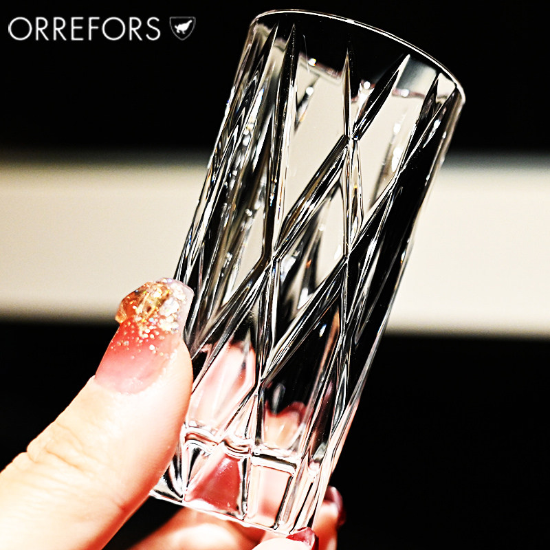 orrefors瑞典进口轻奢水晶玻璃一两口小直白酒杯烈酒调酒杯子套装,餐饮具,白酒杯,淘宝优惠券,粉丝福利购,淘宝优惠卷