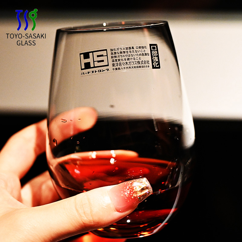 东洋佐佐木钢化玻璃杯炫彩水杯子