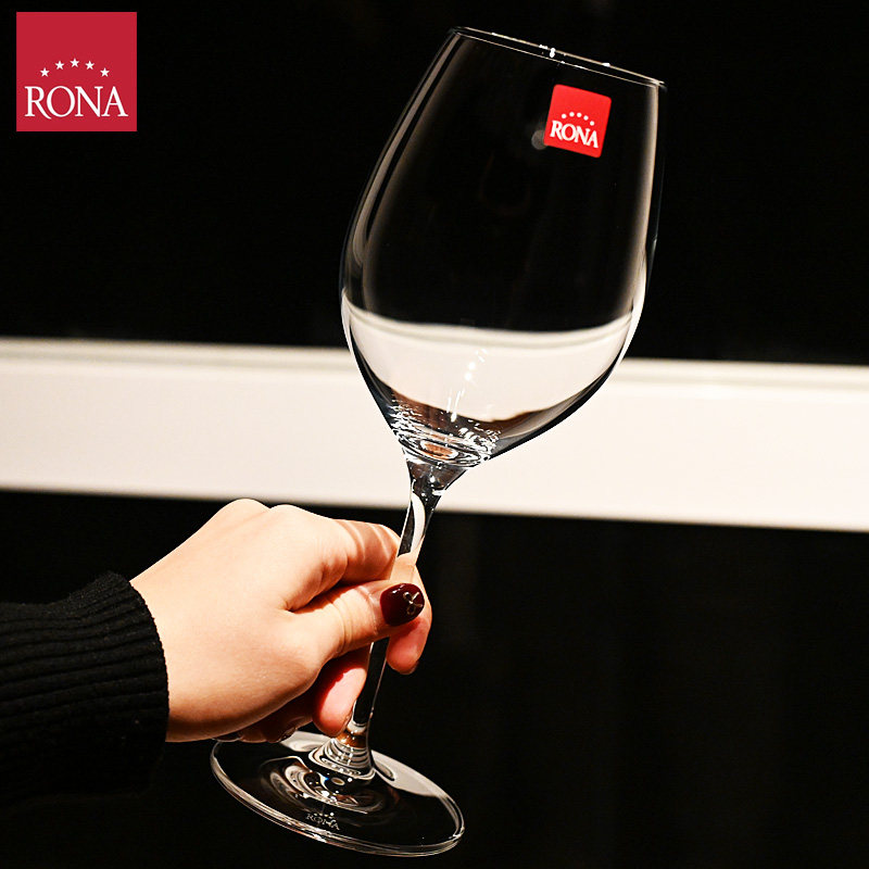 RONA洛娜原装进口家用波尔多红酒杯希拉杯香槟杯白红葡萄酒高脚杯