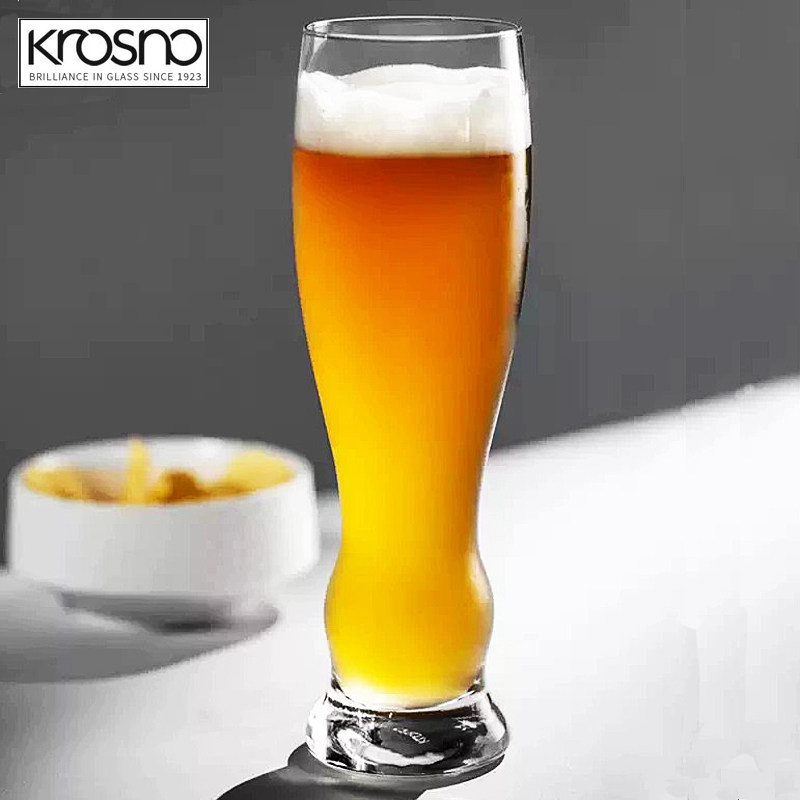 KROSNO进口水晶玻璃大小麦扎啤杯精酿啤酒杯子果汁饮料杯可乐杯子,餐饮具,啤酒杯,淘宝优惠券,粉丝福利购,淘宝优惠卷
