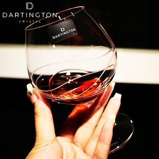 英国DARTINGTON进口水晶玻璃XO洋酒杯干邑杯高矮脚红酒白兰地杯子