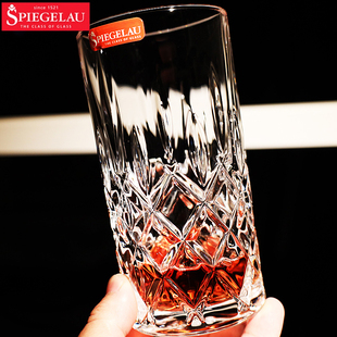 德国SPIEGELAU进口水晶玻璃威士忌洋酒杯鸡尾酒啤酒杯果汁水杯子