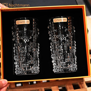 德国进口NACHTMANN水晶玻璃高档礼盒装威士忌洋酒杯果汁饮料水杯