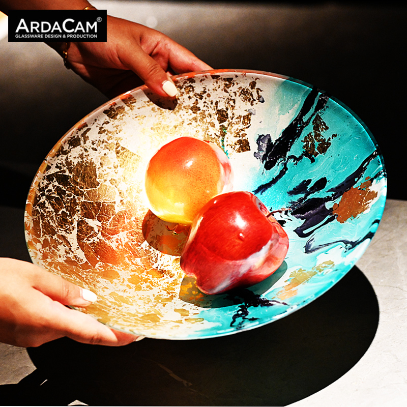 土耳其ARDACAM简约ins风玻璃果盘