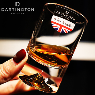 英国DARTINGTON进口水晶玻璃手工酒杯调酒鸡尾酒杯烈酒杯白酒杯子