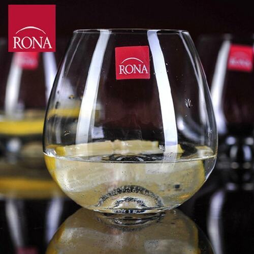 rona捷克水晶玻璃胖嘟嘟威士忌杯