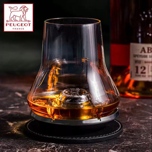 法国标致进口水晶玻璃专业威士忌洋酒杯家用速冻底闻香品鉴酒杯子