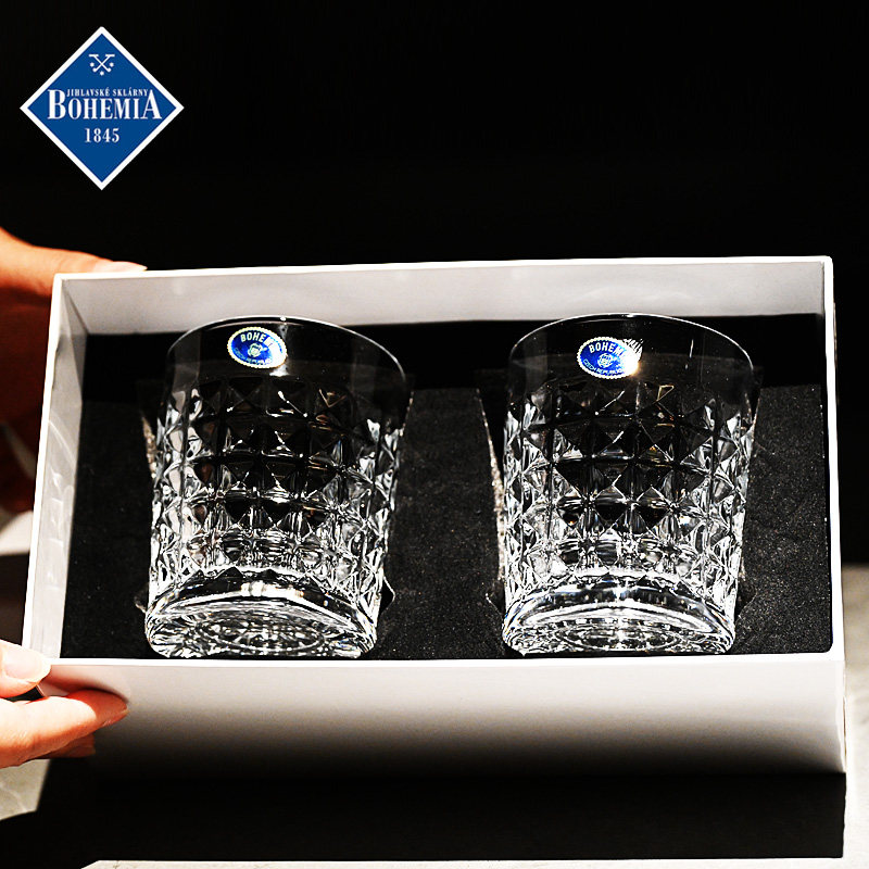 捷克BOHEMIA进口水晶玻璃xo威士忌杯啤酒杯水杯果汁茶杯调洋酒杯,餐饮具,洋酒/威士忌杯,淘宝优惠券,粉丝福利购,淘宝优惠卷