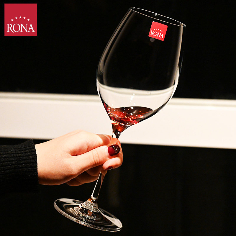 RONA洛娜原装进口家用波尔多红酒杯希拉杯香槟杯白红葡萄酒高脚杯