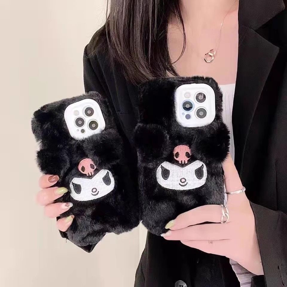 秋冬t2x网红vivoy37小众手机壳适用IQOO15/12/13软VIVO IQOONEO10s pro库洛米iqooz9/z8/Z7/z6毛绒y50少女心