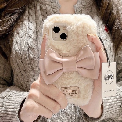 A5X抖音同款oppoA3pro/a3X/A2m蝴蝶结k12/A58x手机壳OPPOFindx8/7/6毛绒OPPO Reno14pro+/13/12/11软A6A5个性
