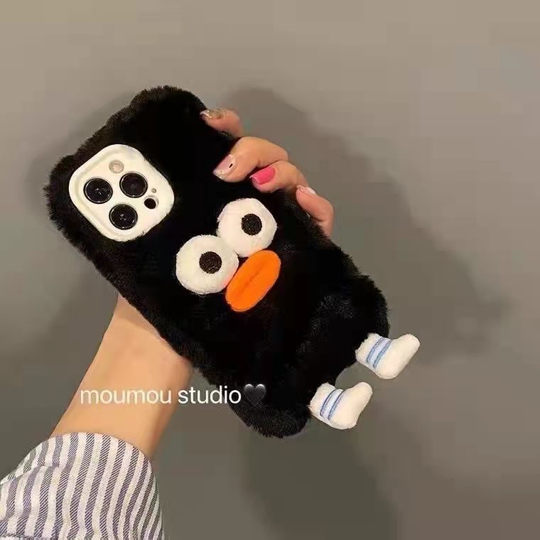 适用x300香肠嘴y36i/y78+/y77e/y35M/s19pro/s18/s30/s20手机壳VIVOX200s pro/x90/x80pro毛绒y37y300y50公仔