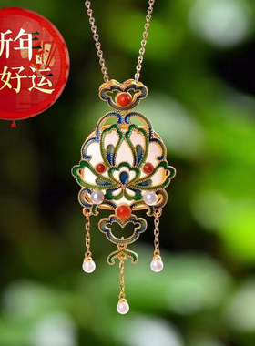 【好运】中国风民族风吊坠古法银