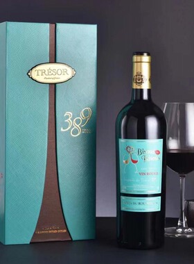 TRESOR珍夏传奇389干红葡萄酒法国原瓶进口红酒AOP单支装