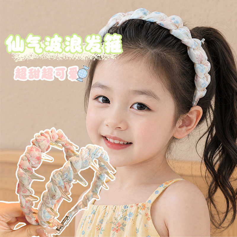 儿童发箍刘海碎发神器女童发饰防滑发卡小女孩卡通头饰头箍不勒头