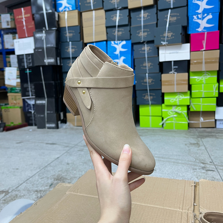 侧拉链舒适休闲百搭女鞋子