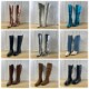 圆头通勤时尚 Lady 中筒靴长靴 外贸原单女靴独码 时尚 Shoes杂款 36码