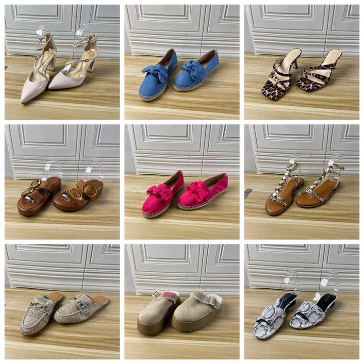 时尚圆头百搭纯色拖鞋一字扣凉鞋