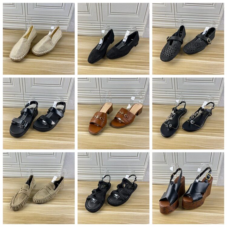 Lady Shoes外贸原单女鞋42码杂款时尚独码圆头纯色粗跟单鞋拖鞋