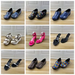 Lady Shoes外贸原单38.5-39码杂款独码优惠时尚圆头纯色凉鞋单鞋