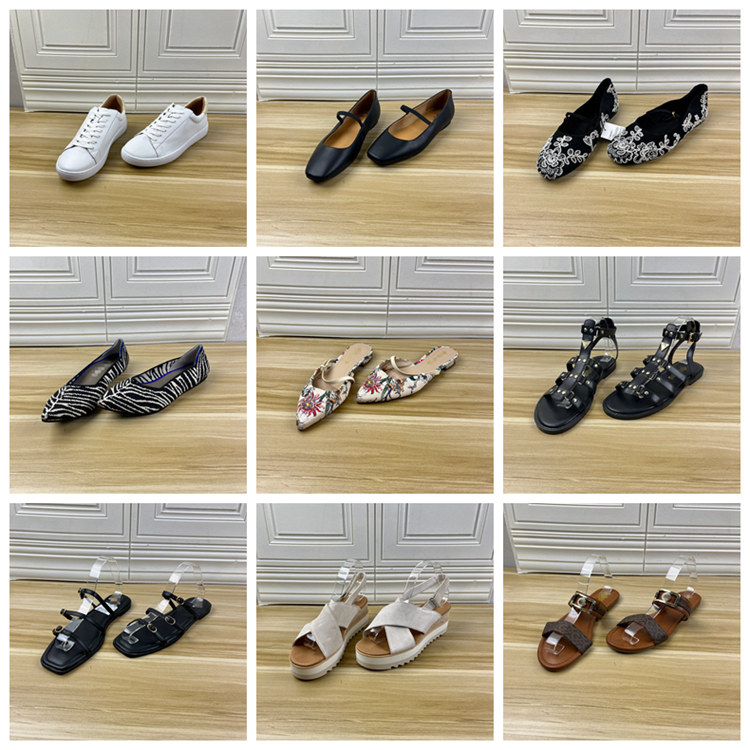 外贸原单女鞋42码时尚百搭舒适清仓断码特惠款高跟圆头凉鞋单鞋