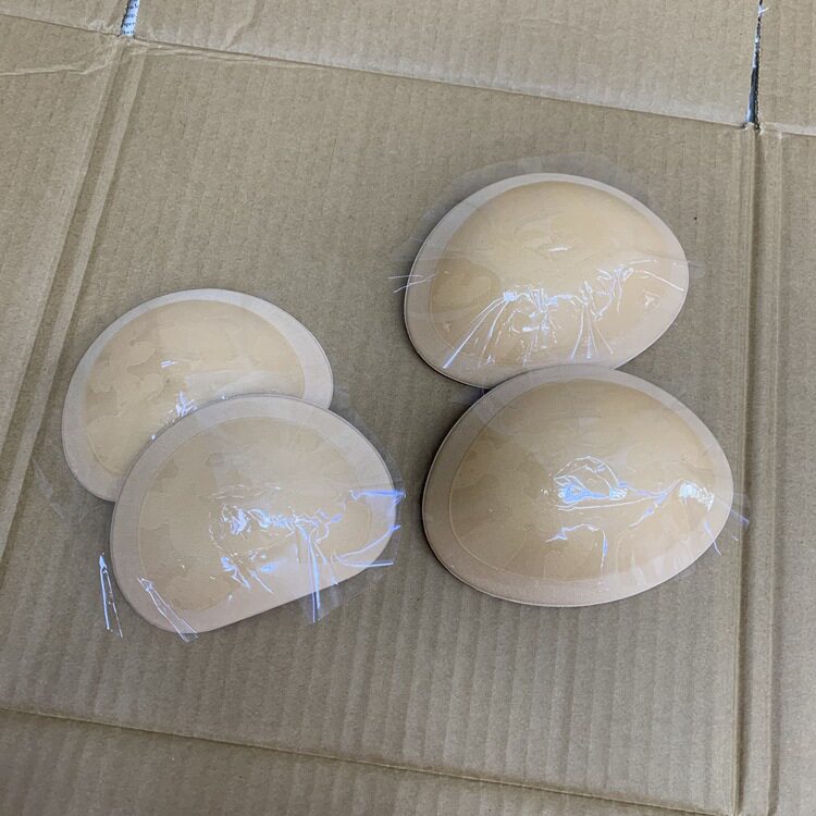 生物胶加厚海绵自粘文胸贴泳衣胸垫女小胸显大防滑婚礼隐形防走光